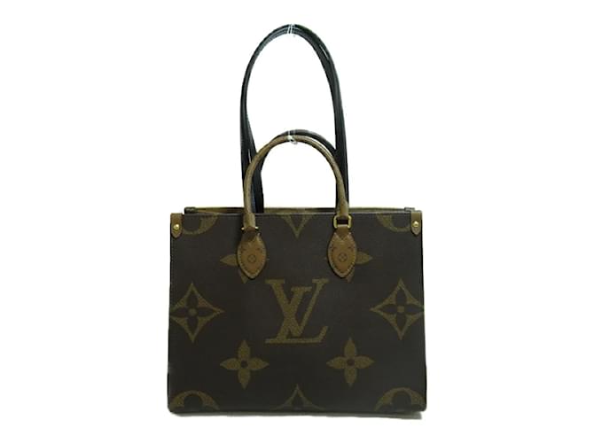 Louis Vuitton Monogram Giant Reverse OnTheGo MM M45321 Brown Cloth  ref.1184297