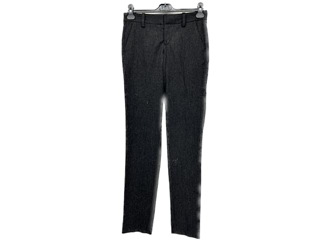 ZADIG & VOLTAIRE  Trousers T.fr 36 polyester Grey  ref.1184427