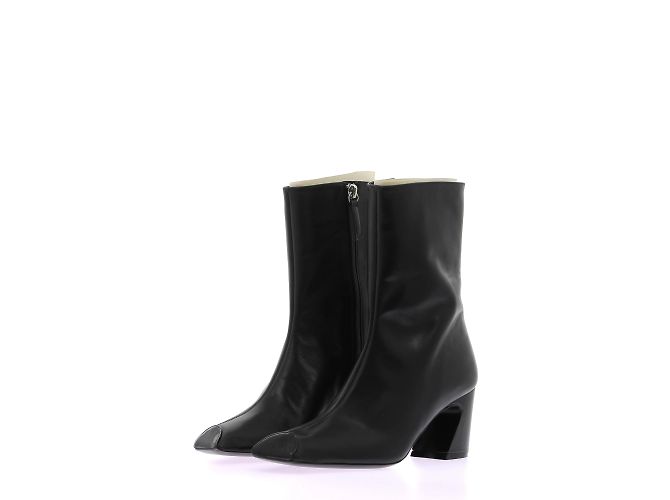 Autre Marque Botas de torno Não Assinadas T.EU 36 Couro Preto