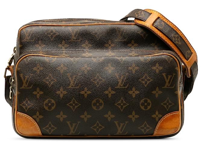 Louis Vuitton Brown Monogram Nil Crossbody Bag Cloth  ref.1184557