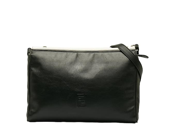 Fendi Leather Crossbody Bag C14027 Black Pony-style calfskin  ref.1184592