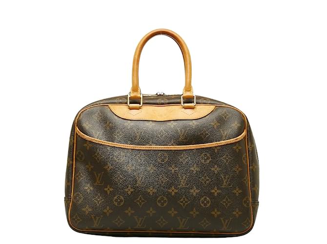 Louis Vuitton Monogram Deauville Ｍ47270 Brown Cloth  ref.1184670
