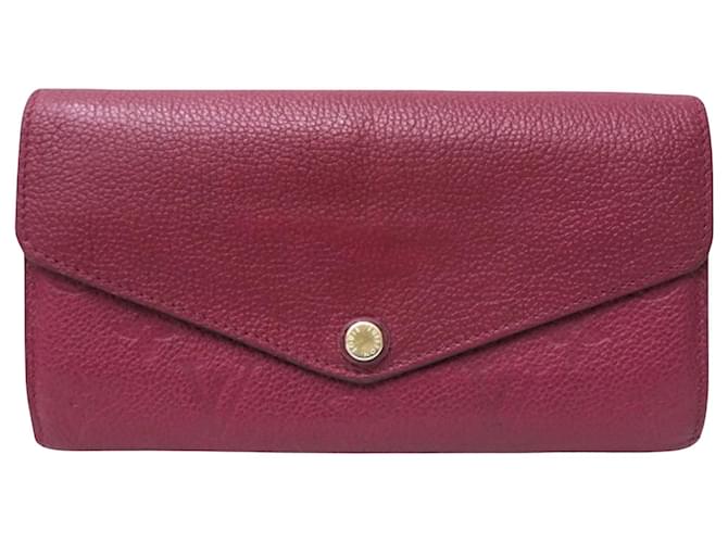 Louis Vuitton Portefeuille Sarah Purple Leather  ref.1184727