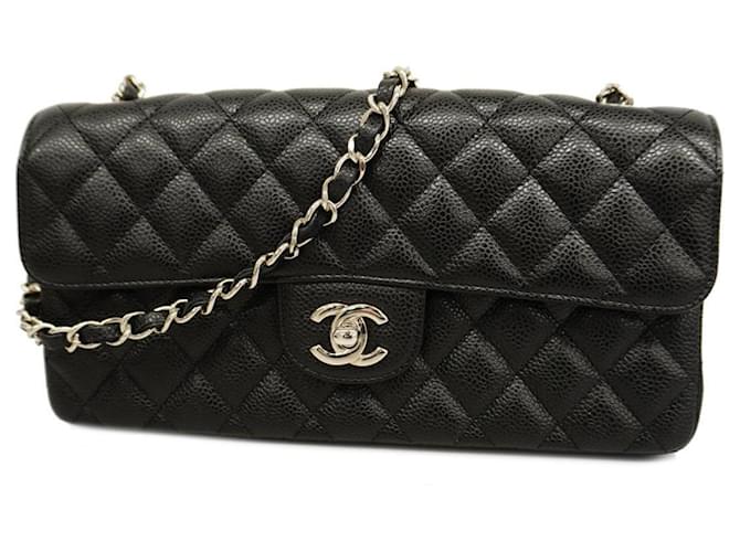 Classique Chanel Cuir Noir  ref.1184732