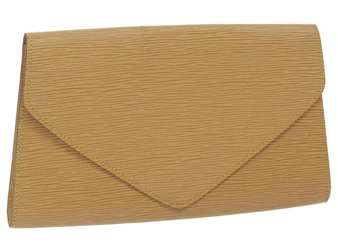 Louis Vuitton Pochette Beige Leather  ref.1184801