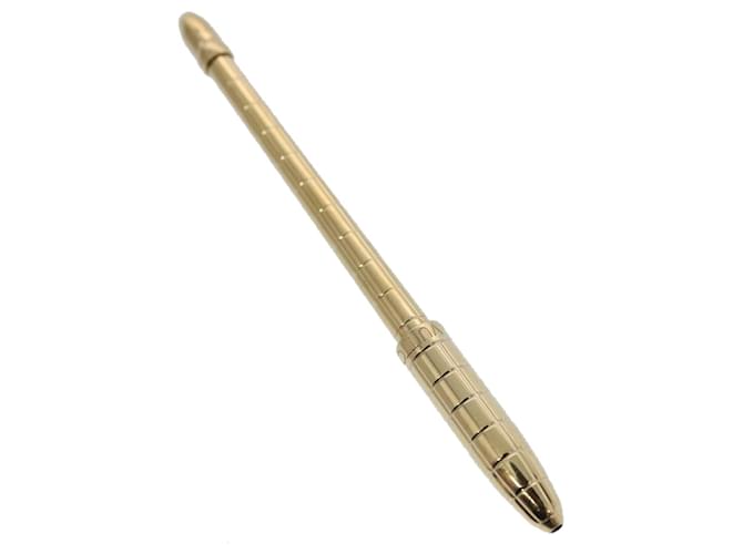 LOUIS VUITTON Styro Agenda Ballpoint Pen Gold Tone LV Auth ki3910 Metal  ref.1184897