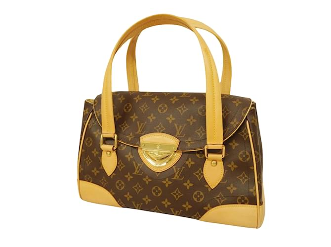 Louis Vuitton Beverly Braun Leinwand  ref.1187243