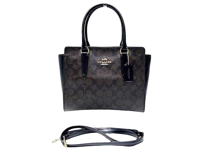 Coach Signature Brown Cloth  ref.1188598