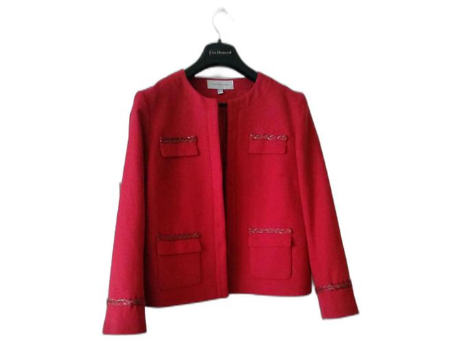 Autre Marque Chaqueta Un Jour Ailleurs de algodón rojo Talla 40 Roja