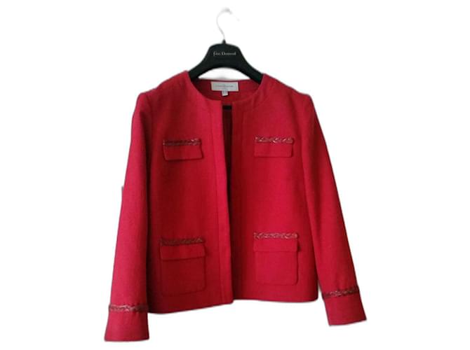 Autre Marque Jackets Red Cotton  ref.1188619