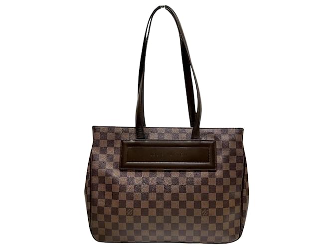 Louis Vuitton Parioli Brown Cloth  ref.1188657
