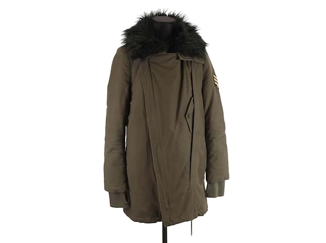 Zadig & Voltaire casaco de algodão Caqui  ref.1188772
