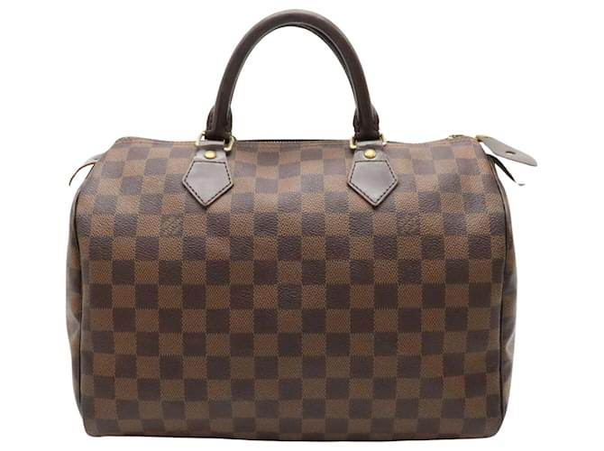 Louis Vuitton Speedy 30 Brown Cloth  ref.1188859
