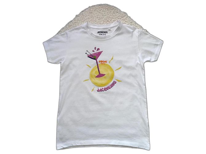 Camiseta Jacquemus X Vogue Talla S Blanco