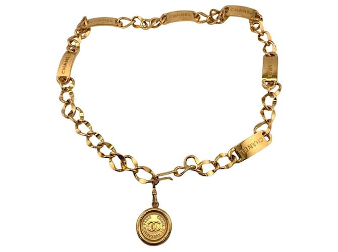 Chanel COCO Mark D'oro Placcato in oro  ref.1188942