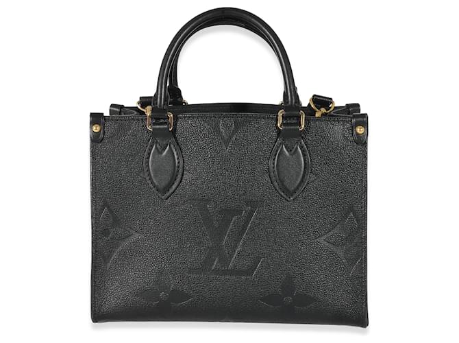 Louis Vuitton Monogramme Noir Empreinte Onthego PM Cuir  ref.1188958