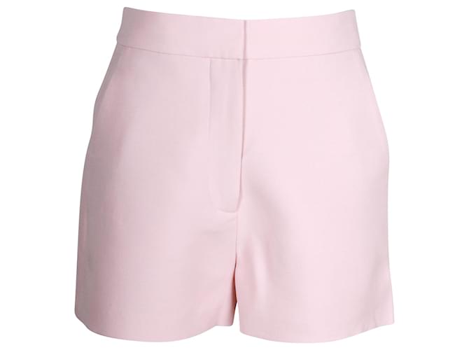 Valentino Garavani Valentino Tailored Shorts in Pink Wool  ref.1189046