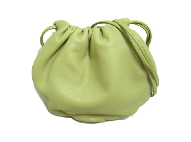 Bottega Veneta Pouch Crossbody Bag Green Leather  ref.1189091