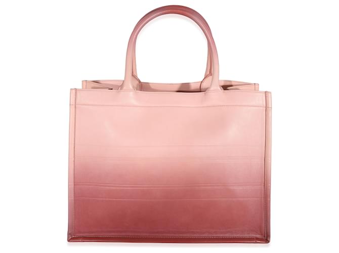 Bolsa média de couro gradiente rosa Christian Dior  ref.1189118