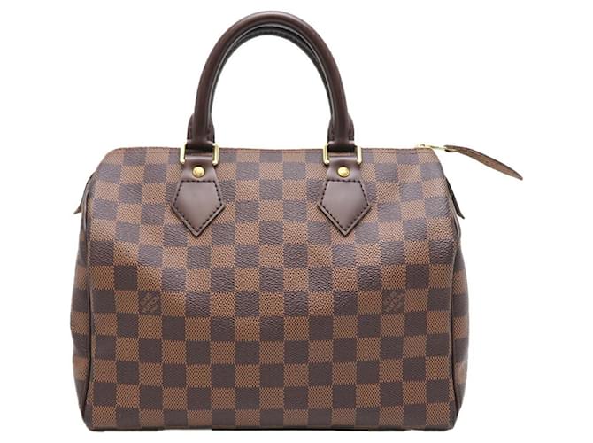 Louis Vuitton Speedy 25 Brown Cloth  ref.1189298