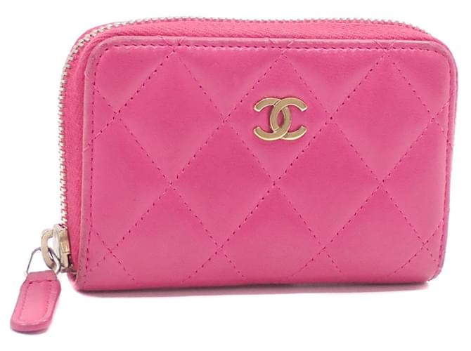 Timeless Chanel Pink Leather  ref.1189466