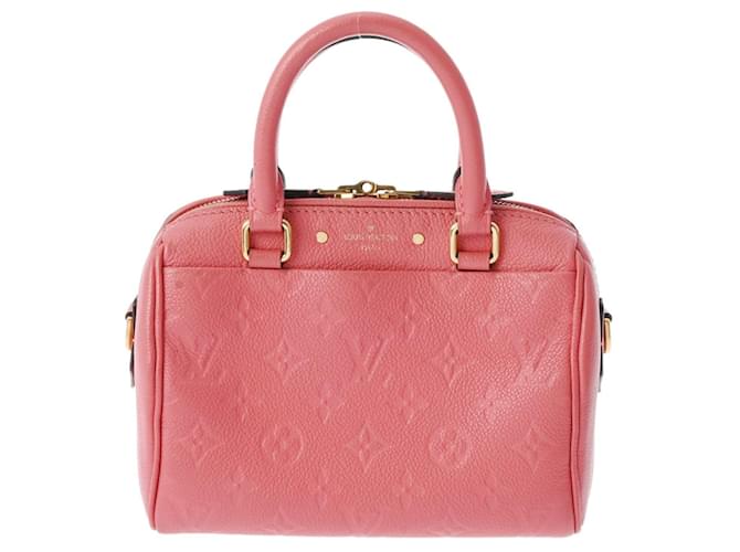 Louis Vuitton Speedy Bandoulière 25 Cuir Rose  ref.1189522