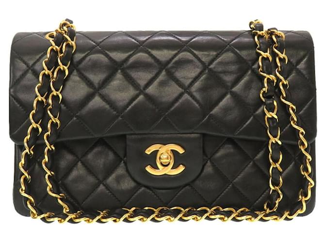 Timeless Chanel Classic Flap Black Leather  ref.1189525