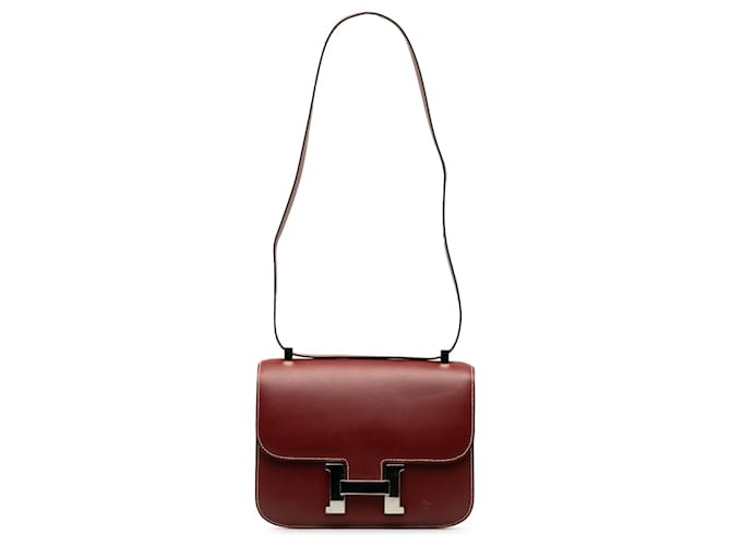 Hermès Hermes Red Constance 24 Leather Pony-style calfskin  ref.1189591