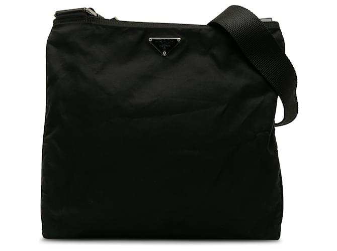 Prada Black Tessuto Crossbody Bag Nylon Cloth  ref.1189594