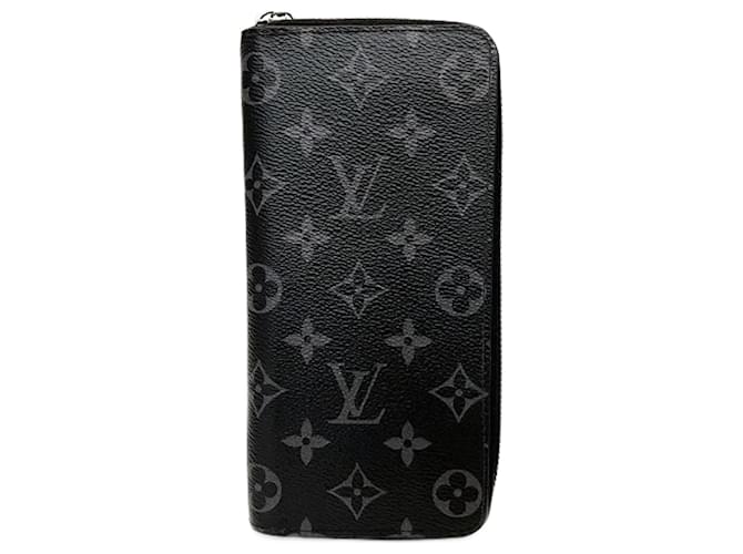 Louis Vuitton Portefeuille zippy Black Cloth  ref.1189843