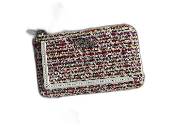 Karl Lagerfeld Purses, wallets, cases White Multiple colors