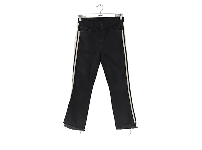 Mother Straight cotton jeans Black  ref.1190217
