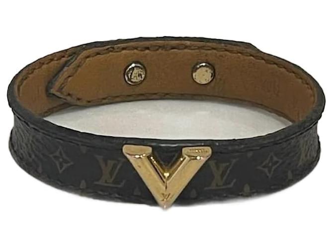 LOUIS VUITTON  Bracelets T.  cloth Brown  ref.1190505