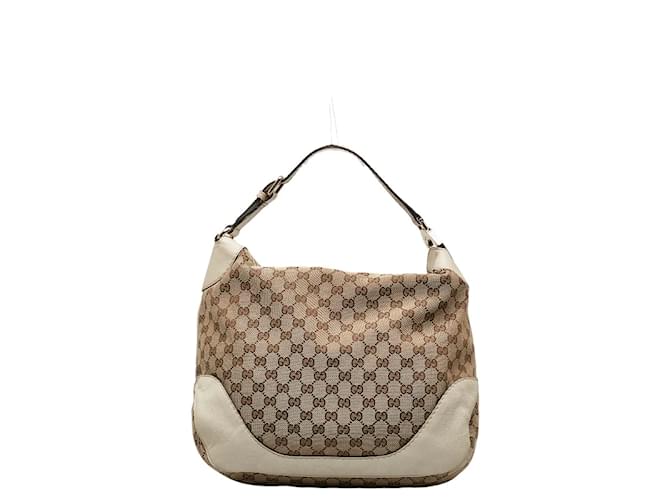 Gucci GG Canvas Charlotte Shoulder Bag 203506 Beige Cloth  ref.1190768