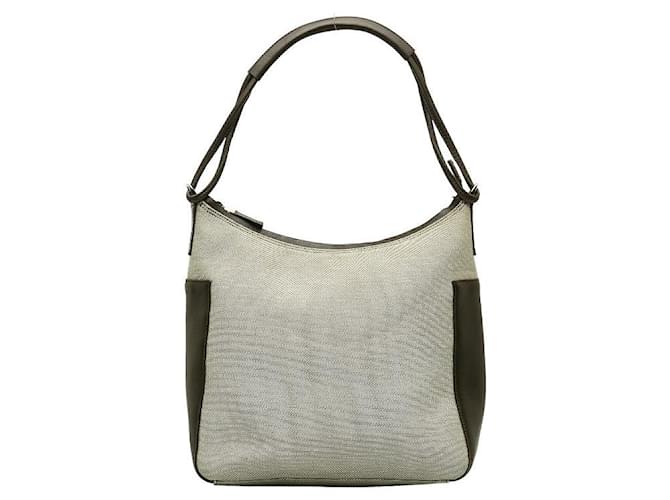 Gucci Canvas Shoulder Bag 77112 Beige Cloth  ref.1190783