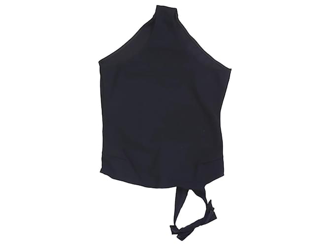 Zimmermann Black one-shoulder one-piece swimsuit Polyamide  ref.1190790