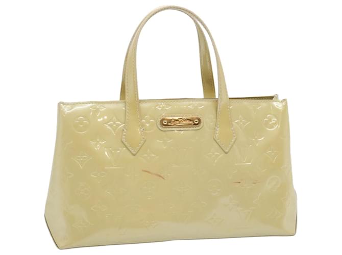 LOUIS VUITTON Monogram Vernis Wilshire PM Hand Bag Broncorail M91452 auth 61877 Patent leather  ref.1191000