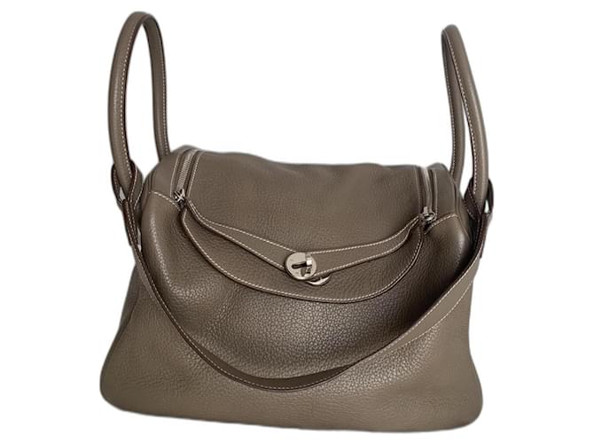 Lindy Hermès Handbags Leather  ref.1191048