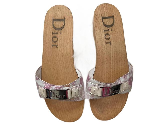 Dior Holzschuhe Rosa Pink