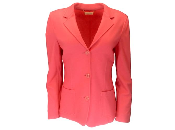 Autre Marque Colombo Pink Three-Button Cashmere Fleece Kate Jacket  ref.1191059