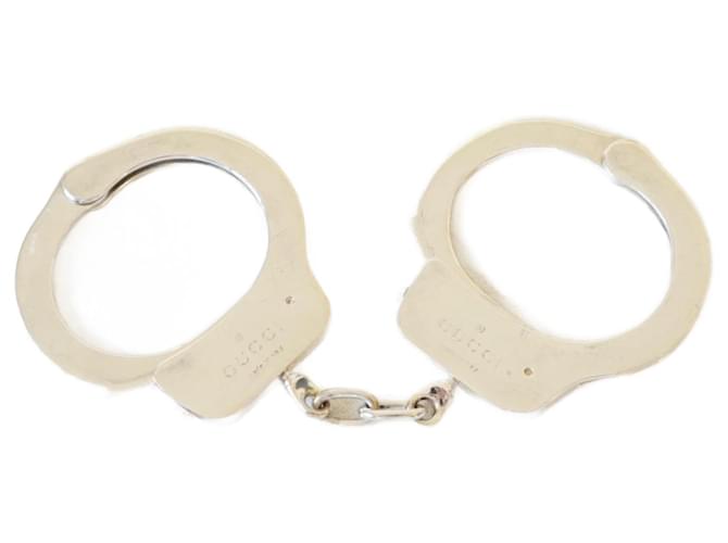 Gucci Handcuffs 1998 Silvery Silver  ref.1191063
