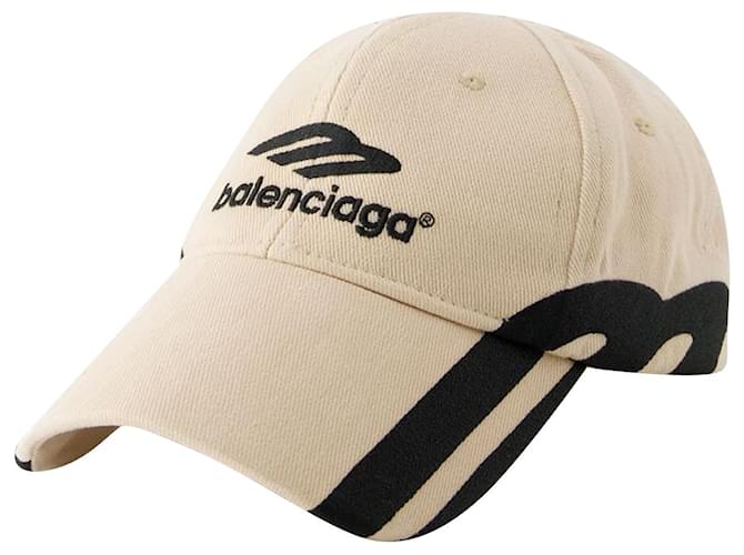 3b Cap - Balenciaga - Cotton - Beige  ref.1191080