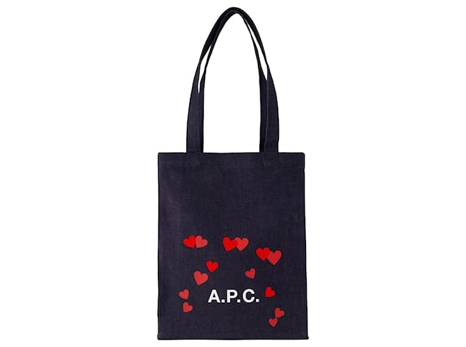 Apc Lou Blondie Shopper Bag - A.P.C. - Cotton - Blue  ref.1191083