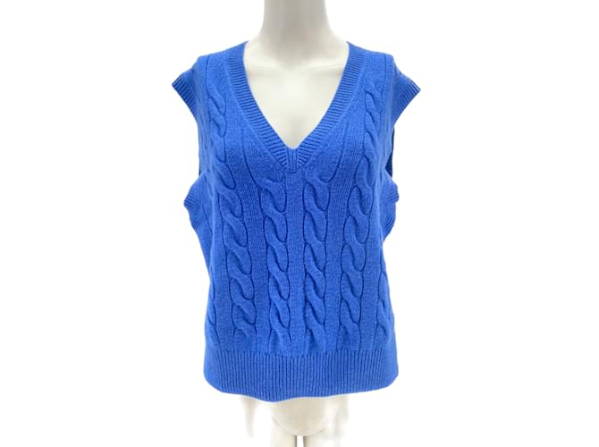 POLO RALPH LAUREN  Knitwear T.International M Wool Blue  ref.1191131