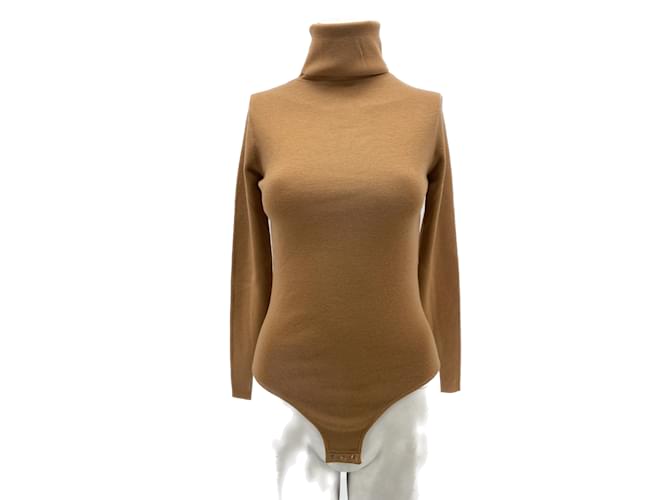Autre Marque LOULOU STUDIO  Tops T.International S Wool Brown  ref.1191189