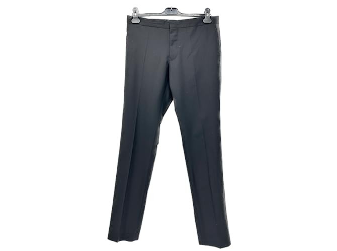 BALENCIAGA  Trousers T.it 46 Wool Black  ref.1191210