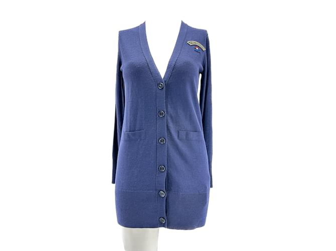 SONIA RYKIEL  Knitwear T.International S Wool Blue  ref.1191211
