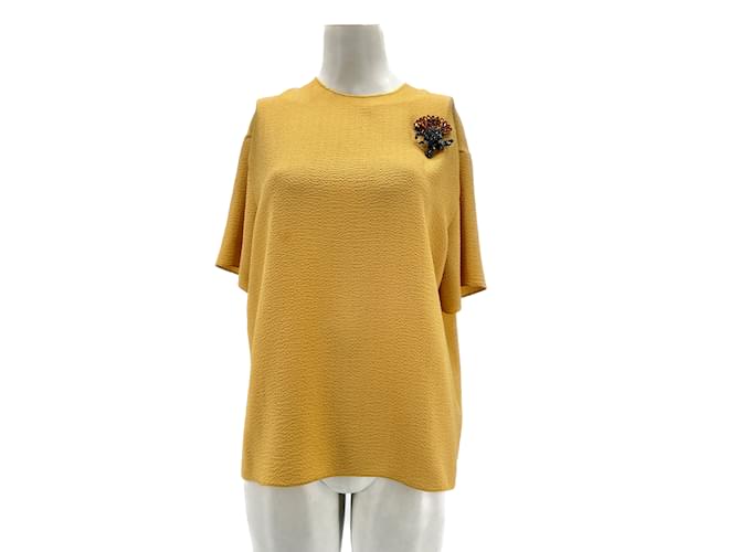 ROCHAS  Knitwear T.International S Cotton Yellow  ref.1191216
