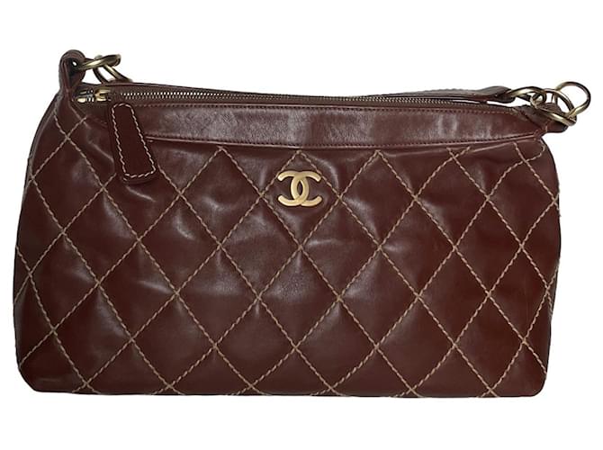 Chanel Handbags Caramel Leather  ref.1191232