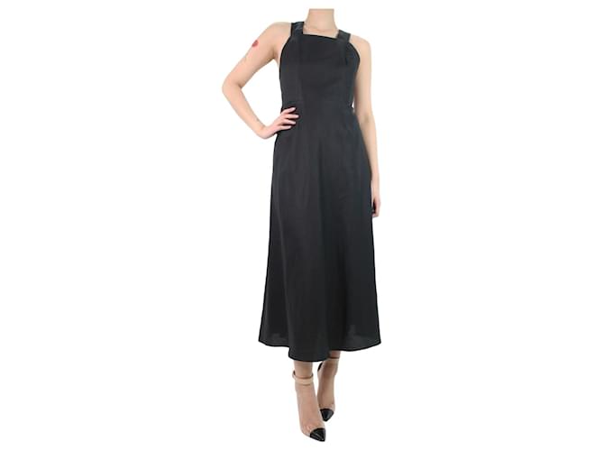 Autre Marque Black pinafore style dress - size UK 8  ref.1191356